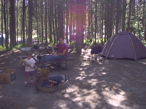 Yellowstone campground