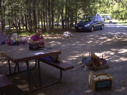 Yellowstone campground